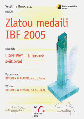 Zlatá medaile IBF 2005